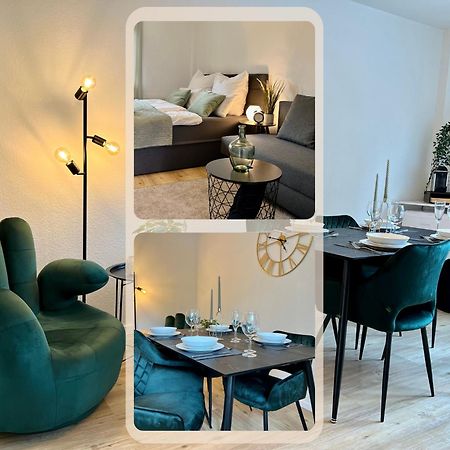 Design Apartment Mit Balkon - Kueche - Netflix Essen Bagian luar foto
